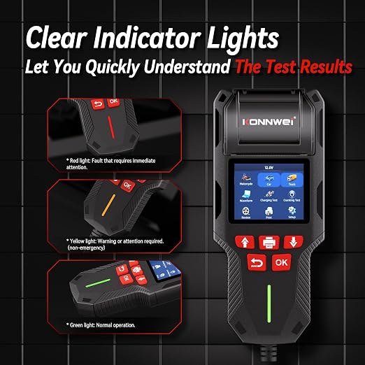 KONNWEI Car Battery Tester - Image 7