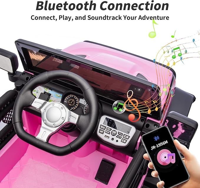 4WD Kids Ride on Car Truck, 12V 7Ah Kids Electric Vehicles Car Ride on Toy - Image 5
