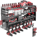 Power Tool Organizer Wall Mount, 4 Tier Tool Storage Rack by ODSNANIE