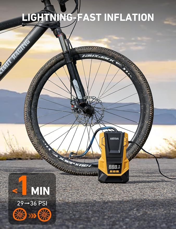 AstroAI AC/DC Tire Inflator Portable Air Compressor - Image 4