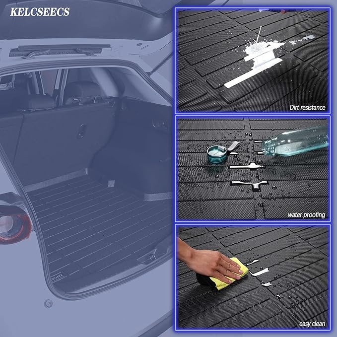 KELCSEECS All Weather Floor Mats & Cargo Liner Set - Image 7