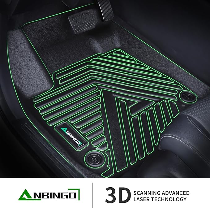 ANBINGO® 2025 Honda Ridgeline Floor Mats, Fit - Image 3