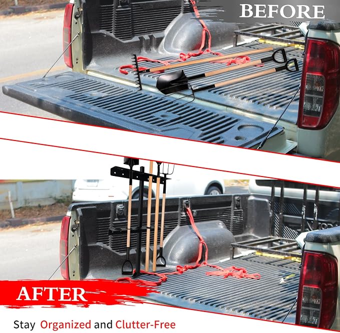 Trailer Racks for Lawn Equipment, Trailer Tool Rack Shovel Holder for Shovels - Image 4