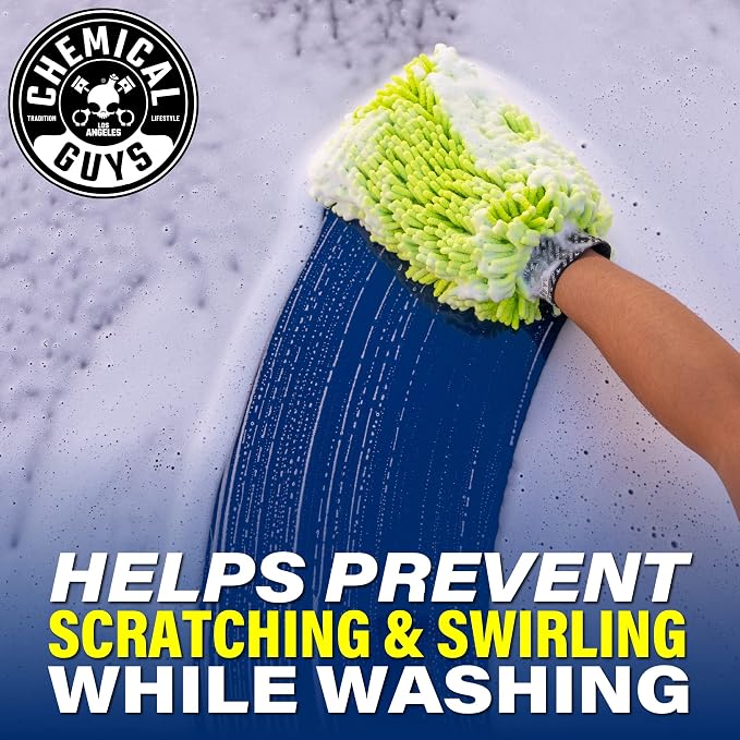 Chemical Guys MIC49302 Chenille Premium Scratch-Free Microfiber Wash Mitt - Image 6