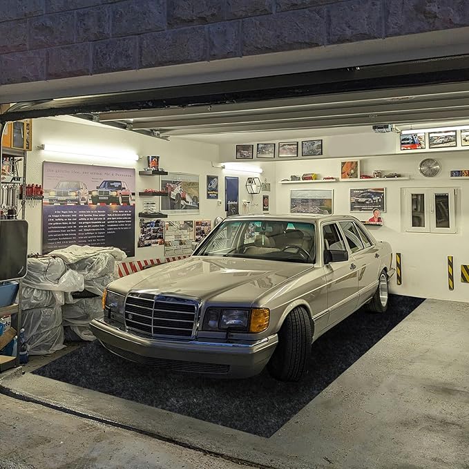 8.2’x 22' Garage Floor Mat & Oil Spill Mat, Heavy Duty Under Car Mat by Unknown