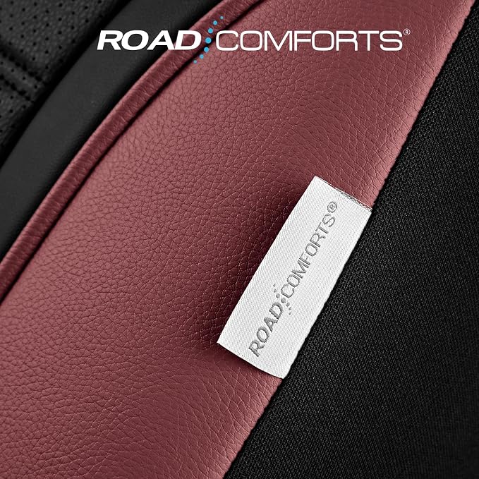Road Comforts Leather Seat Covers, Breathable Car Seat Covers Full Set - Image 6