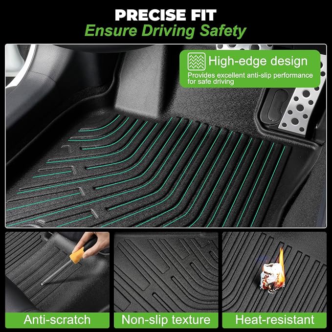 All Weather Floor Mats and Cargo Mat Set Fit - Image 3