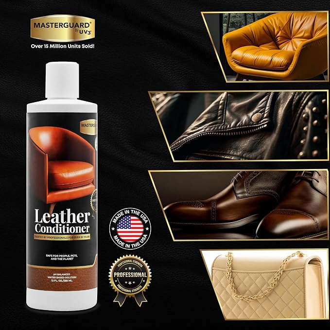 Water Based Solution Leather Conditioner w/Microfiber Cloth - Image 2