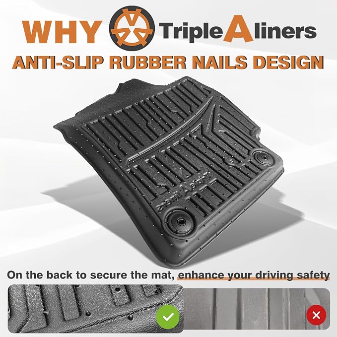 TripleAliners All Weather Floor Mats Compatible - Image 5