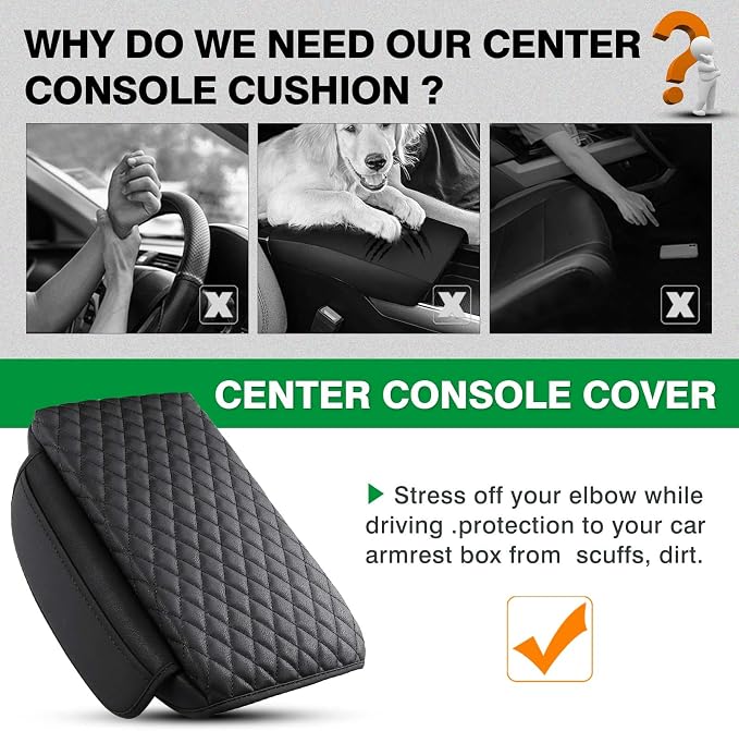 Shademax for Toyota 4Runner Center Console Cover, Armrest Cover for Toyota - Image 3