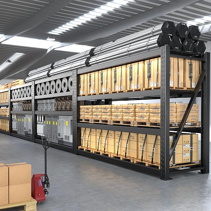 Bepatio 8000LBS Garage Shelving Heavy Duty, Adjustable Utility Shelves - Image 6