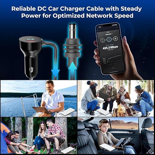 3 in 1 Starlink Mini Cable 10FT, Starlink Mini Car Charger DC Power - Image 5