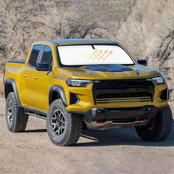 Sunshade Sun Shade for 2015-2024 2025 2026 Chevrolet Chevy Colorado Windshield by SLOGENTO