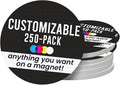 Magnet Me Up Customizable 30 Mil Round Magnet- 5”, 250 PK Weatherproof Car by MagnetMeUp