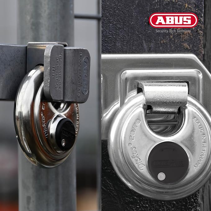 ABUS Diskus 20/70 Heavy Duty Stainless Steel Disk Padlock - Image 4
