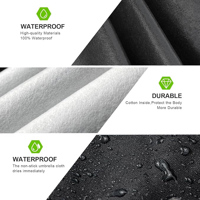 KouKou SUV Car Cover Waterproof All Weather, 7 Layers Outdoor Jeep Car Covers - Image 2