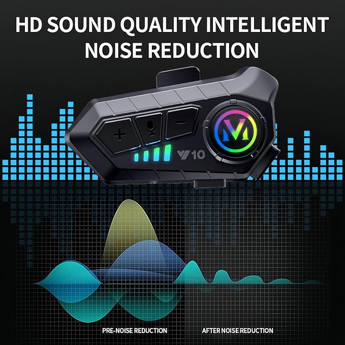 Motorcycle Helmet Wireless Headset Speakers - Image 3