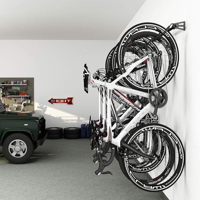 FLEXIMOUNTS 6 Bike Storage Rack, Heavy Duty Wall Mount Hanger - Image 7