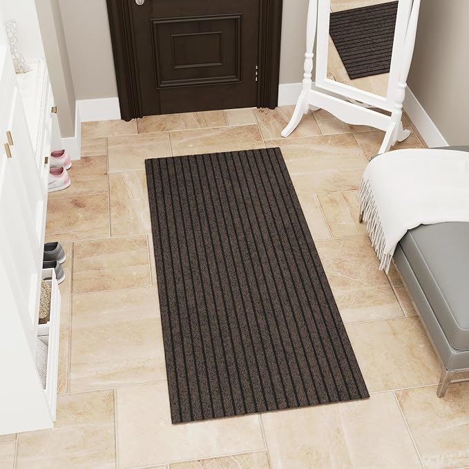 Ottomanson Mud Mat 2'7" x 4' Entryway Rug by Ottomanson