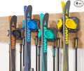 Ski & Snowboard Wall Rack for Garage by SkifavsSkiWallMount