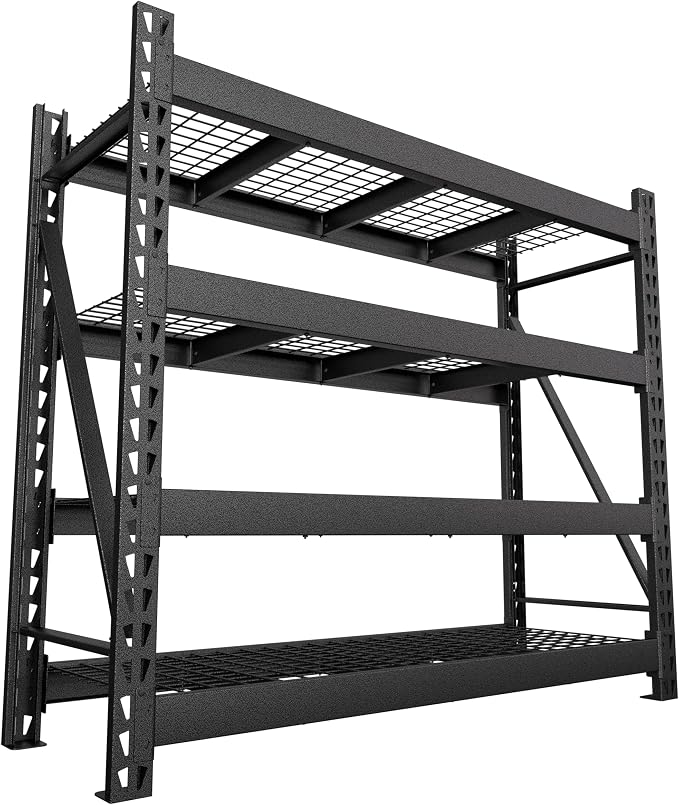 MUPATER 68.11” W × 23.62” D × 59.84” H Garage Shelving, 9000 LBS Heavy Duty by MUPATERHome