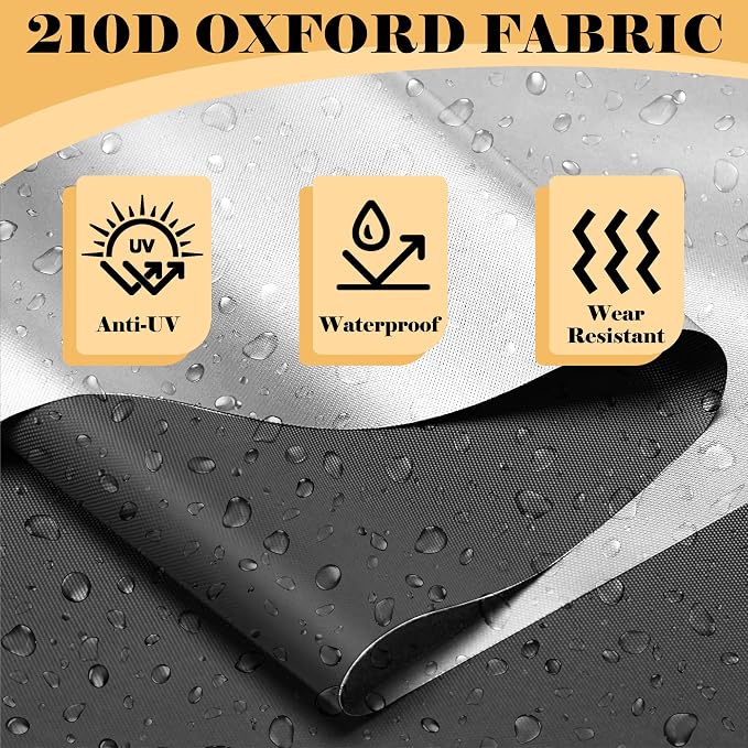 PROLEE Bike Shed 6.6FT, Waterproof Oxford Fabric Storage Tent - Image 5