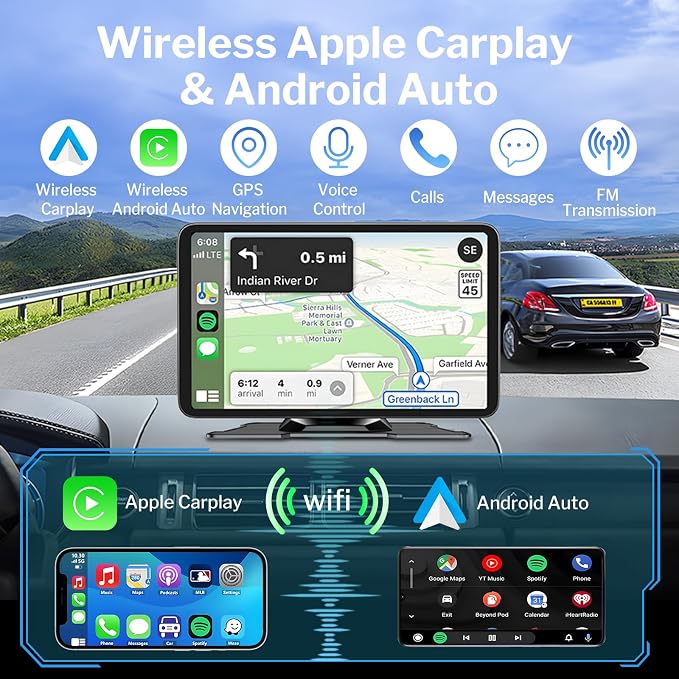 Wireless Apple Carplay Screen for Cars - Image 2
