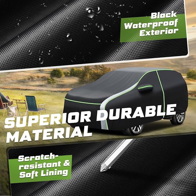 Mixsuper Liner Car Cover for Jeep Grand Cherokee 1993-2026, 7 Layers Waterproof - Image 5