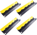 Heavy-Duty Rubber Cable Protector Ramp by OrangeStar