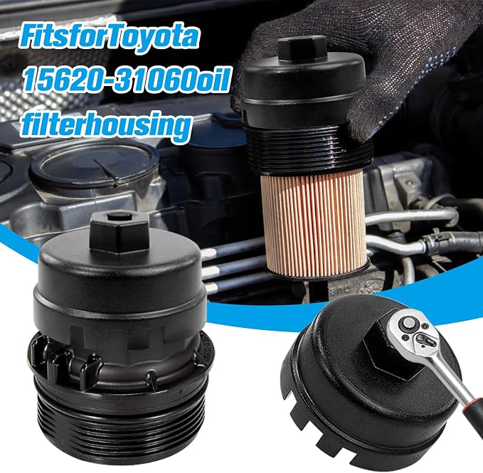 Heavy Duty Oil Filter Cap Removal Tool, 64mm 14 Flute Oil Filter Wrench - Image 5