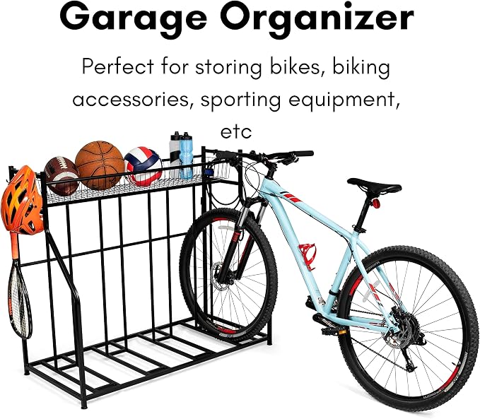 BIRDROCK HOME Bike Rack Garage Storage Floor Stand - Image 9