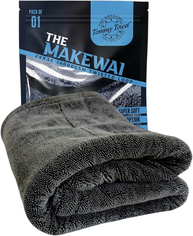 Car Drying Towel Extra Large 36"x24" Super Absorbent by TommyTowel