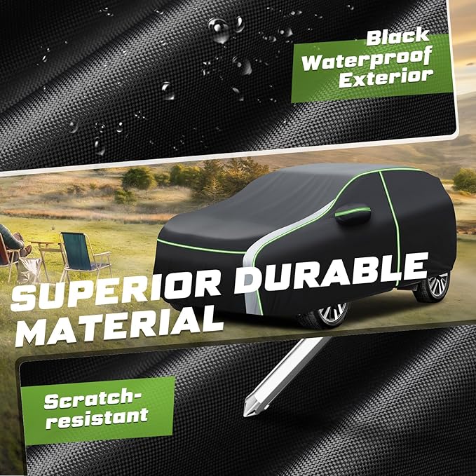 Mixsuper Liner Car Cover for Nissan Rogue 2008-2026, 7 Layers Waterproof All - Image 5