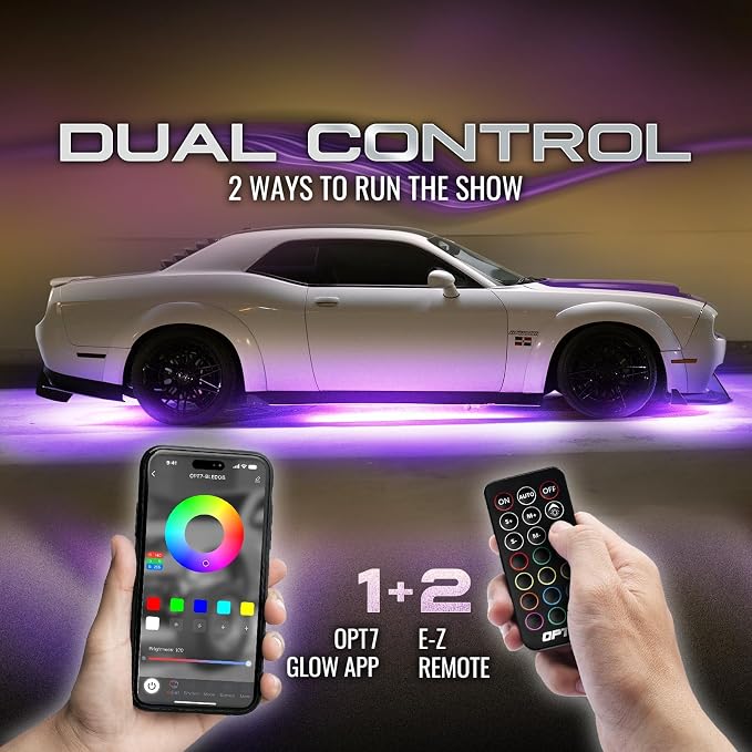OPT7 Aura Flexible Underglow Car Lights - Image 2