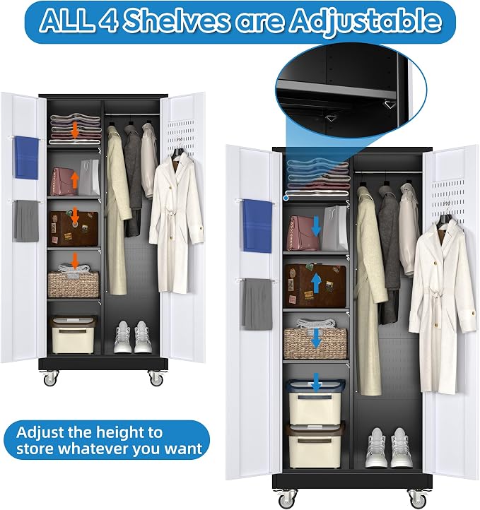 Broom Closet Storage Cabinet - Image 5