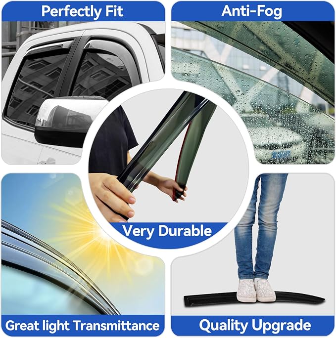Window Visors Rain Guards Shield - Image 4