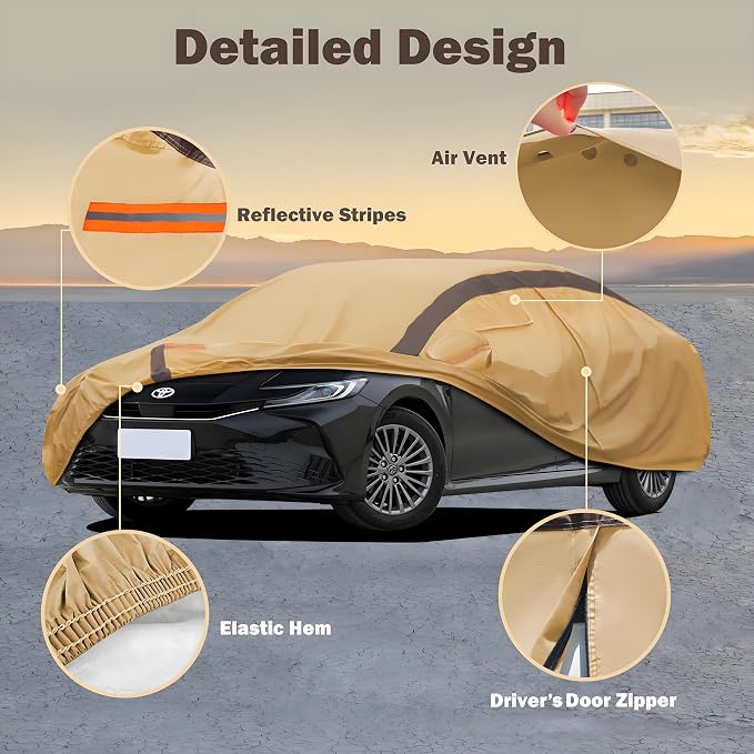 Car Cover Waterproof All Weather Compatible - Image 2