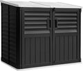 Devoko Resin Outdoor Storage Shed, 34 Cu Ft Outdoor Storage Cabinet Without by DEVOKO