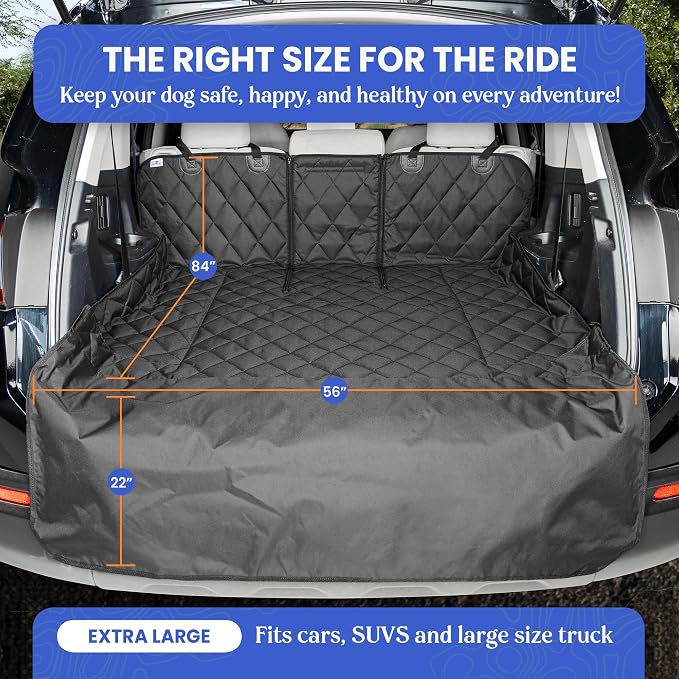 4Knines SUV Cargo Liner for Dogs, Trunk Mat for SUV, Durable Cargo Cover - Image 4