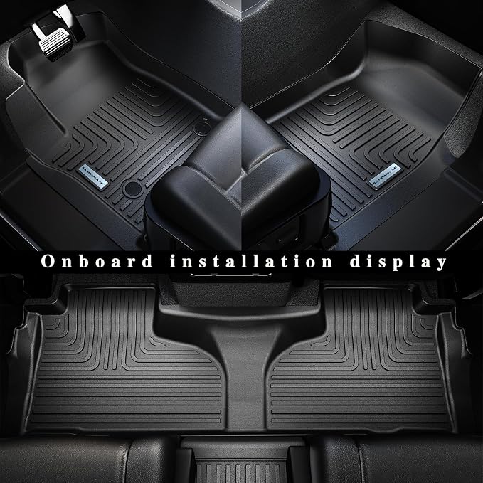Floor Mats & Trunk mat for 2021-2024 2025 Chevrolet Suburban 8 Seats - Image 4