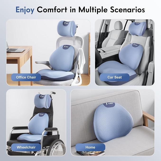 FLORICH Seat Cushion and Lumbar Support Pillow - Image 7