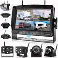 1080P Wireless RV Camera System, IP69 Waterproof Night Vision Backup Camera by VOONOA