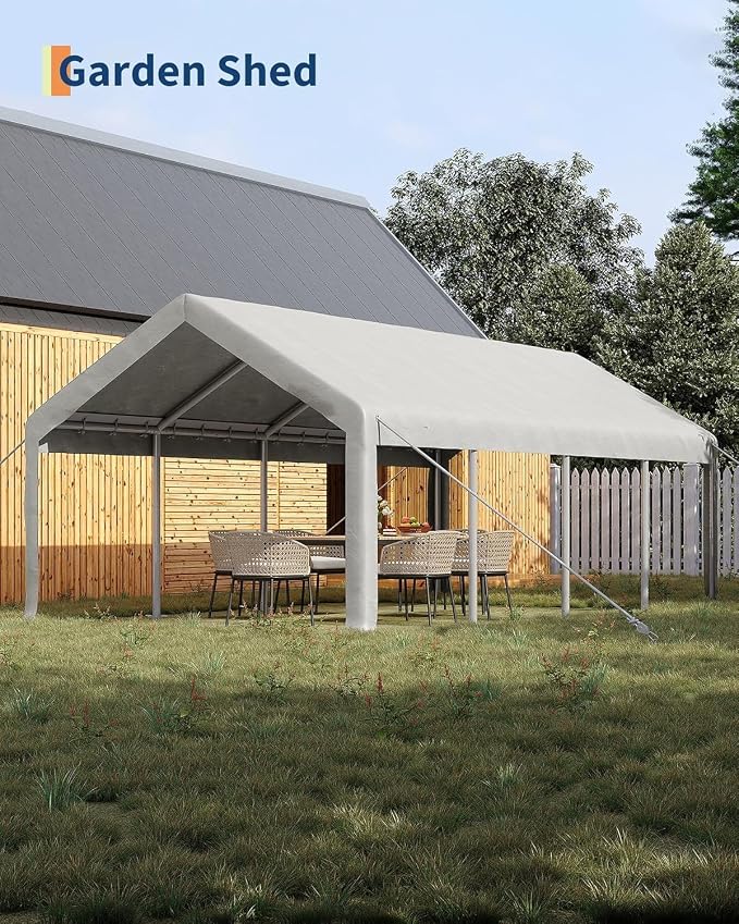13 x 25ft Heavy-Duty Carport Canopy - Image 7