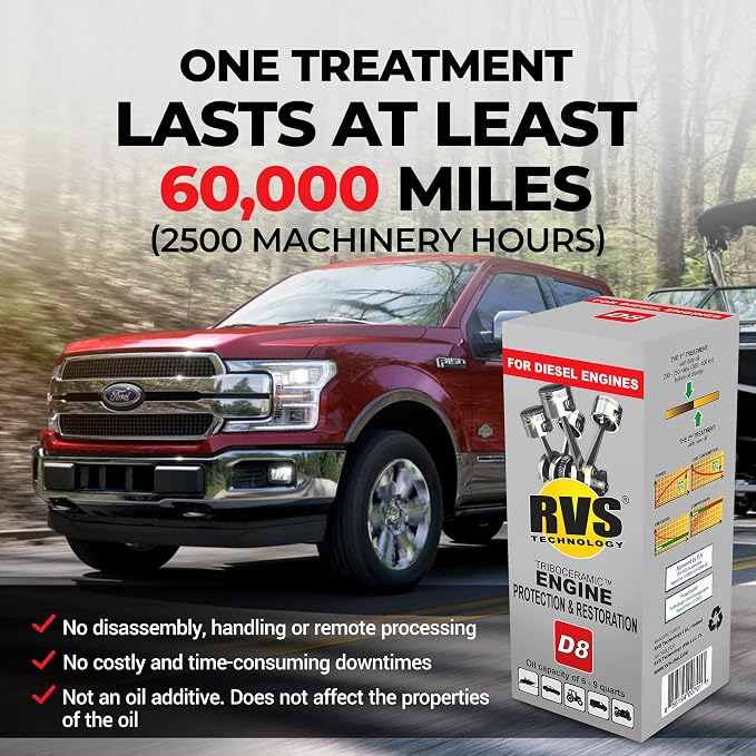 D8 engine oil treatment, For Diesel engines - Image 10
