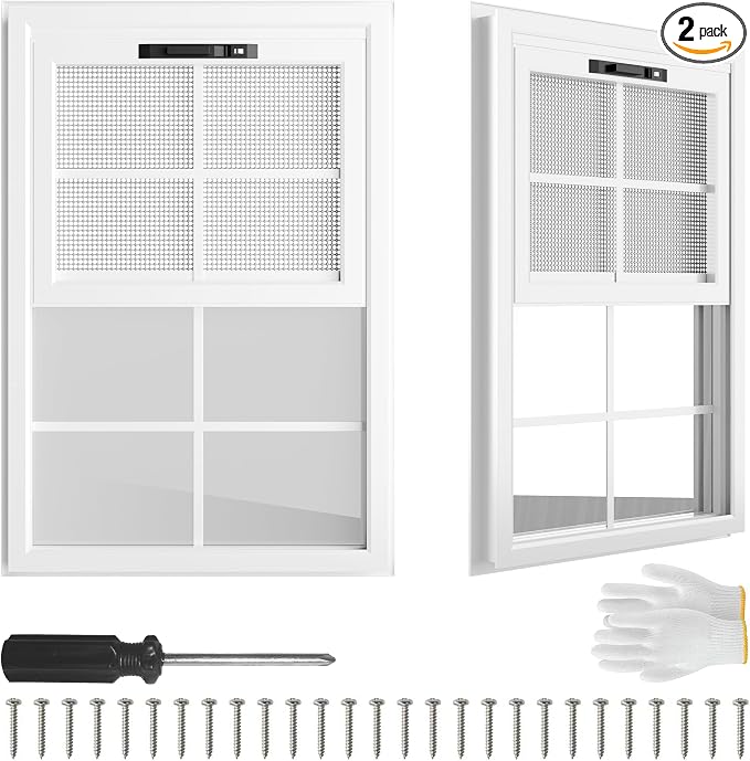 2 Pack 12" x 18"Shed Window, by Atronor