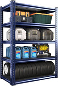 REIBII Garage Shelving 72" H Storage Shelves Sturdy Metal Shelves Heavy Duty 5 by REIBII
