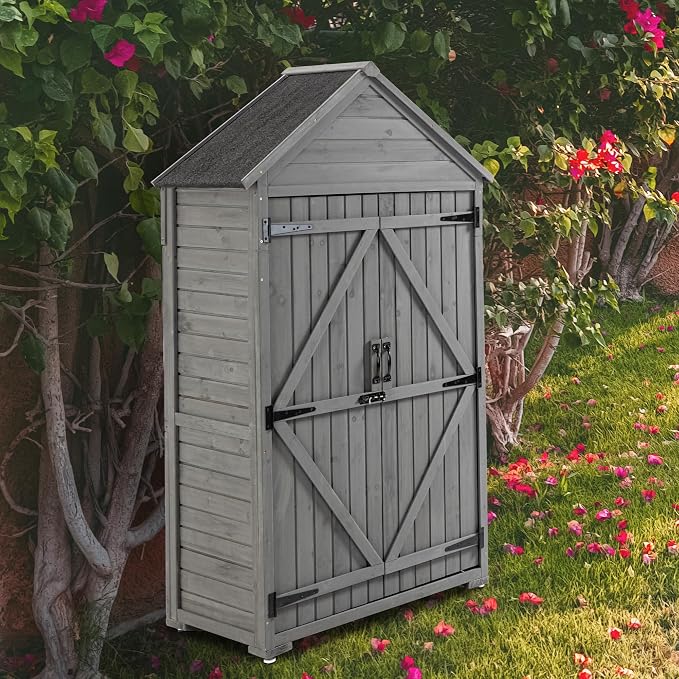 39.56"x 22.04"x 68.89" Outdoor Storage Cabinet by Gejok