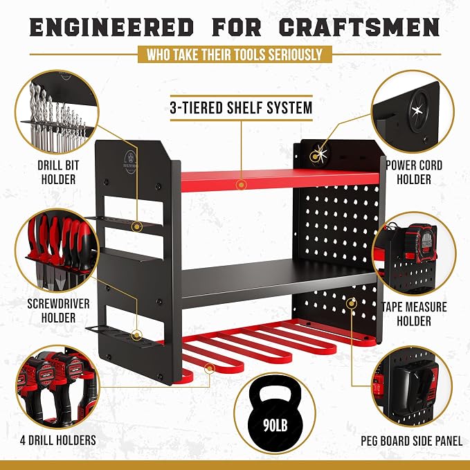 Power Tool Organizer Wall Mount - Image 2