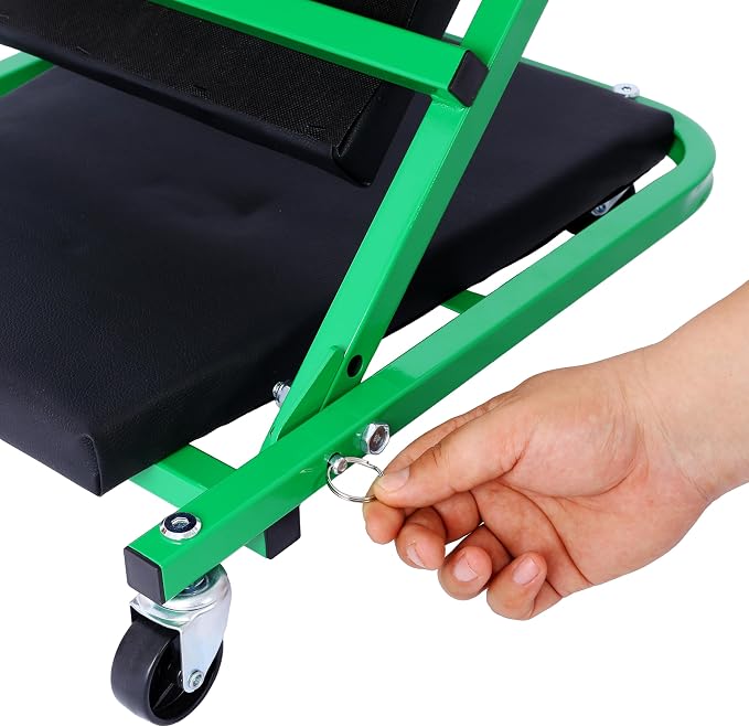 Mechanic Creeper and Stool, 2-in-1 Garage Tool, 300 lbs Capacity, Low Profile - Image 7