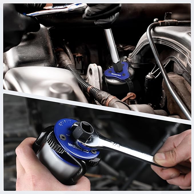 WORKPRO Universal Oil Filter Wrench & Removal Tool, Adjustable Oil Filter - Image 5